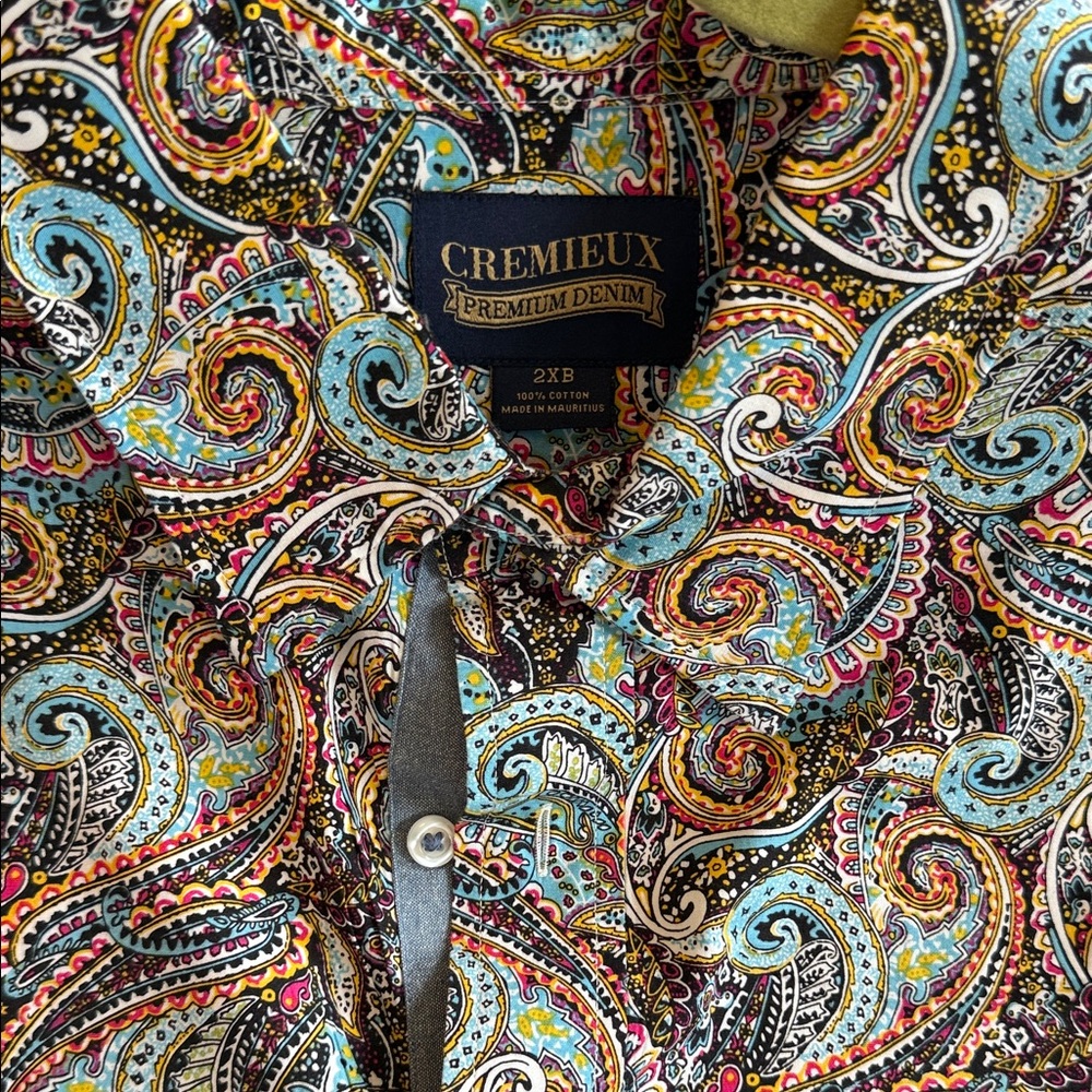 Daniel Cremieux Multicolor Paisley Button-Down Shirt